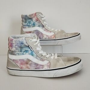 Vans Filmore High Top Tie Dye Sneakers Streetwear Retro Shoes Wns. Size 8